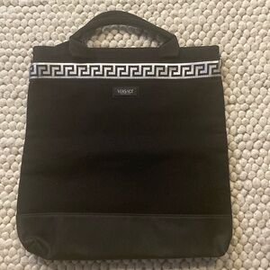New authentic Versace Fragrance tote bag black